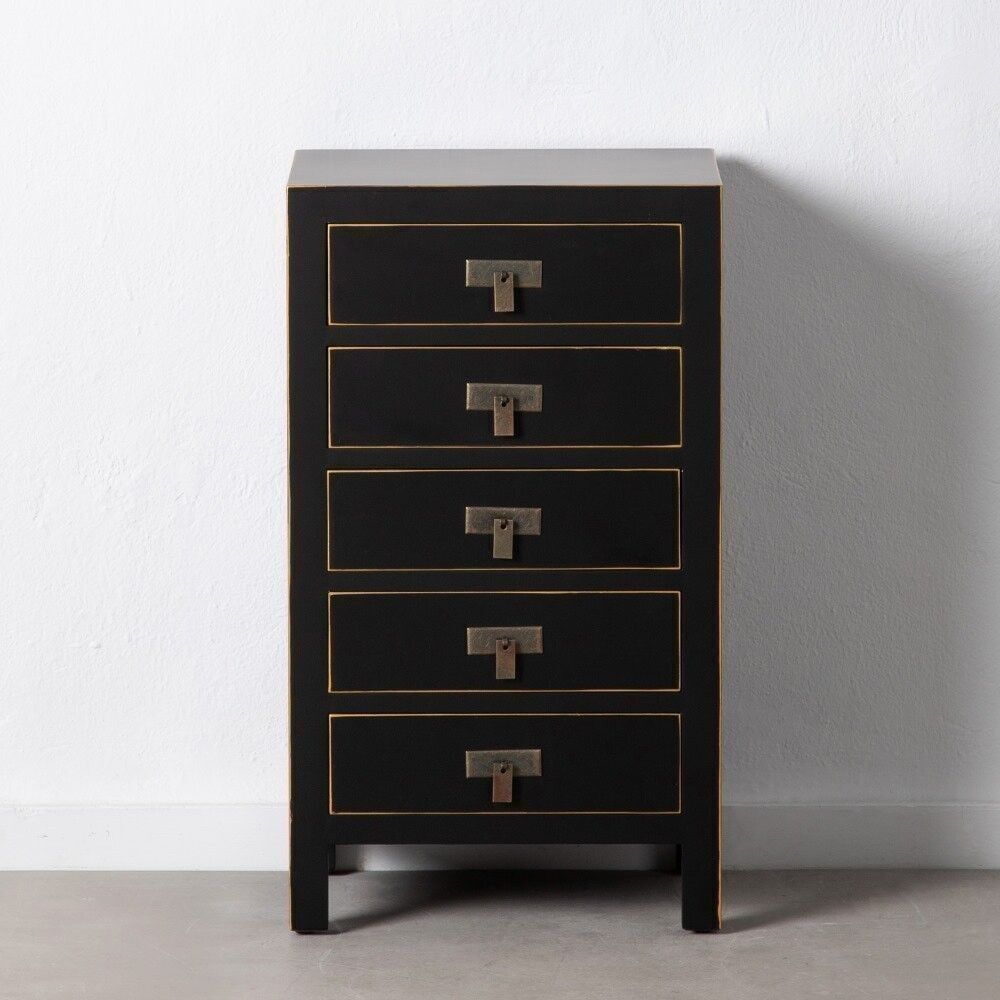 TAVOLINO NERO DM-EASTERN WOOD ST604305