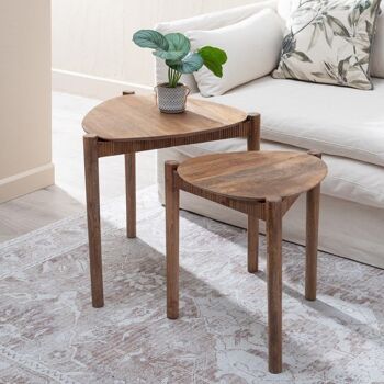 TABLE D'APPOINT S/2 NATUREL ST608171 2