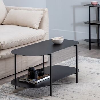 TABLE BASSE NOIRE ACIER ST608265 2