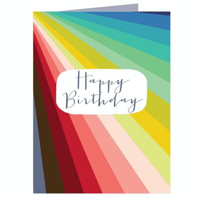 TW429 Mini tarjeta de cumpleaños colorida