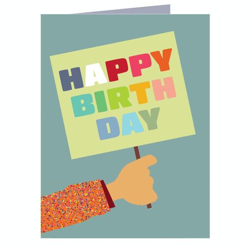 TW430 Mini Happy Birthday Card