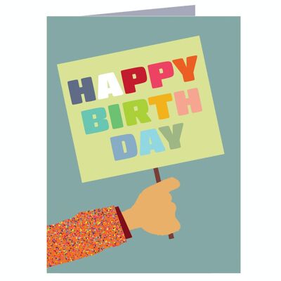 TW430 Mini Happy Birthday Card