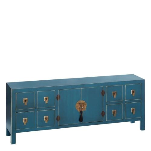 MUEBLE 8 CAJONES AZUL DM ''ORIENTE'' ST90958