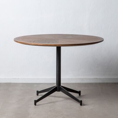 TABLE DE REPAS NATUREL-NOIR ST601593