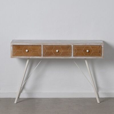 CONSOLE BLANC-NATUREL ST604412