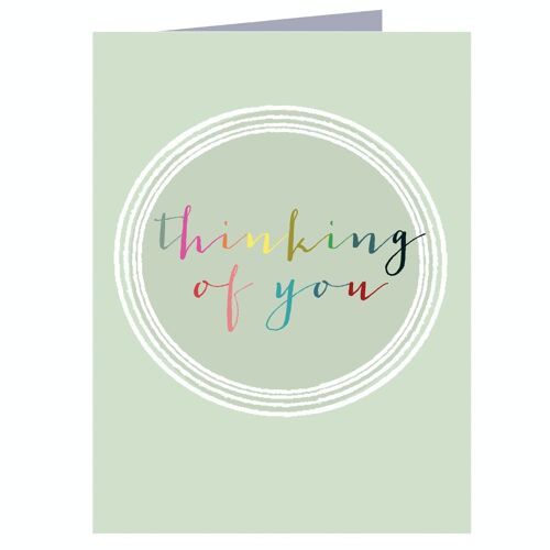 TW433 Mini Thinking Of You Card