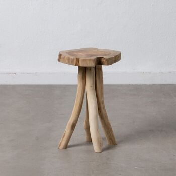 TABLE D'APPOINT EN BOIS DE TECK NATUREL ST606251 1