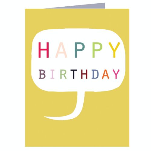 TW436 Mini Happy Birthday Card
