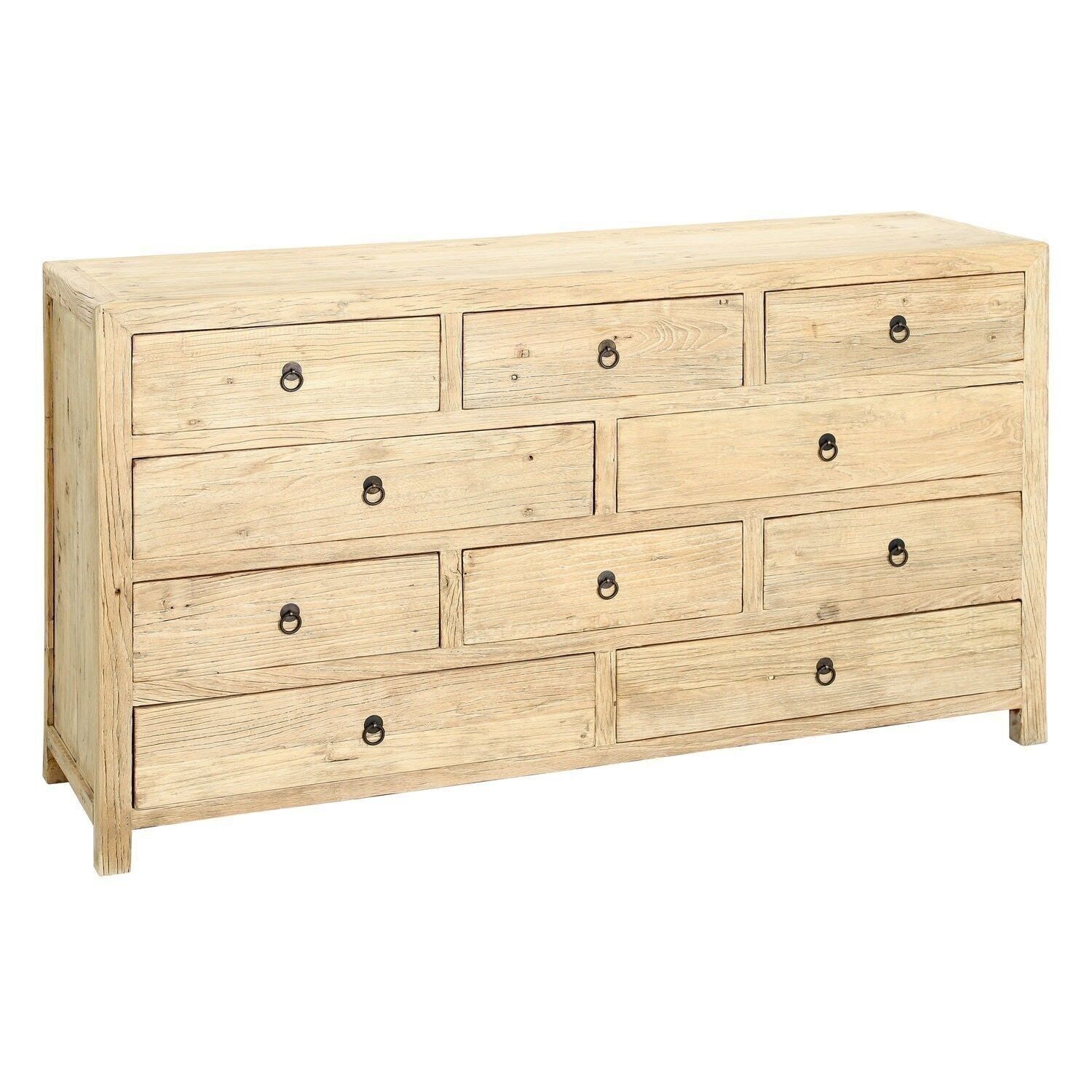 CREDENZA 10 CASSETTI NATURALE ST107868