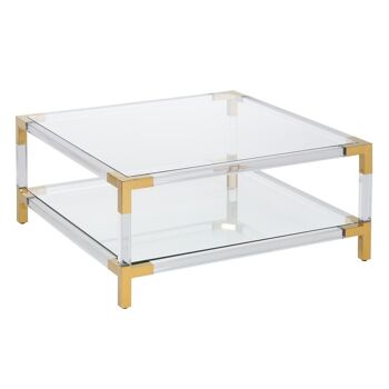 TABLE BASSE TRANSPARENTE OR ST606295 3