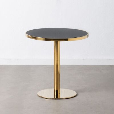 SIDE TABLE BLACK-GOLD ST606297
