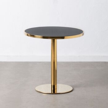 TABLE D'APPOINT NOIR-OR ST606297 1