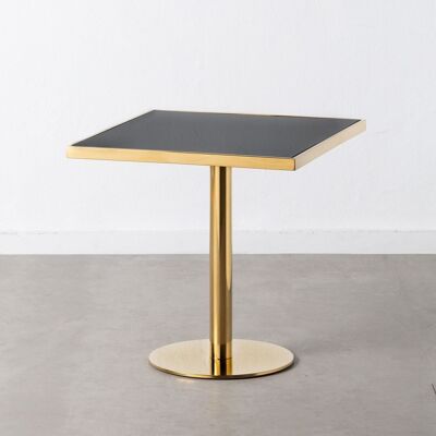 SIDE TABLE BLACK-GOLD ST606299