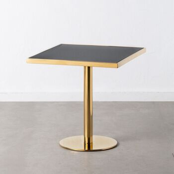 TABLE D'APPOINT NOIR-OR ST606299 1