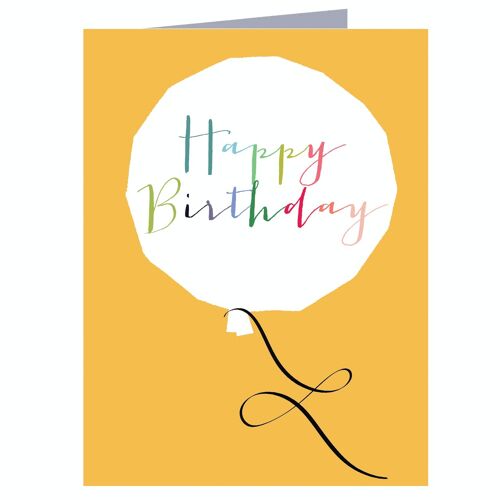 TW437 Mini Birthday Balloon Card