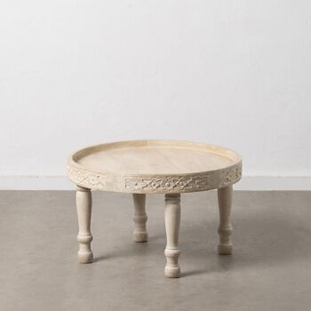 TABLE BASSE BLANCHE ROSE ST608771 1