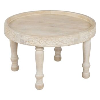 TABLE BASSE BLANCHE ROSE ST608771 3