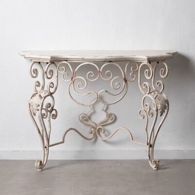PINK WHITE WOOD / METAL CONSOLE ST601981