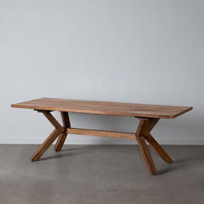 DINING TABLE NATURAL WOOD LIVING ROOM ST602003