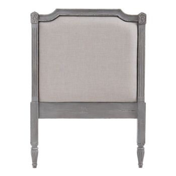 TETE DE LIT BOIS GRIS / TISSU ST602010 3