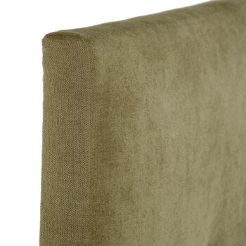 TÊTE DE LIT TISSU-BOIS VERT OLIVE ST606703 4