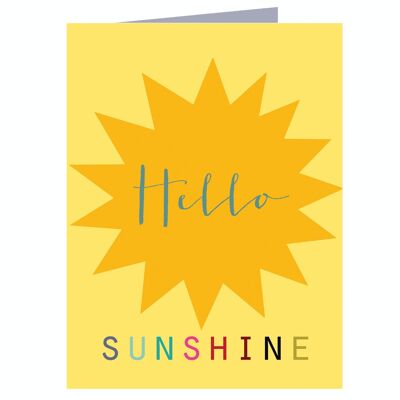 TW438 Mini biglietto Hello Sunshine