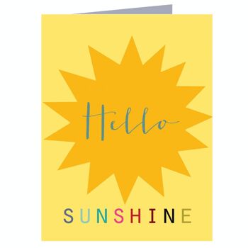 TW438 Mini carte Hello Sunshine 1