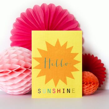 TW438 Mini carte Hello Sunshine 2