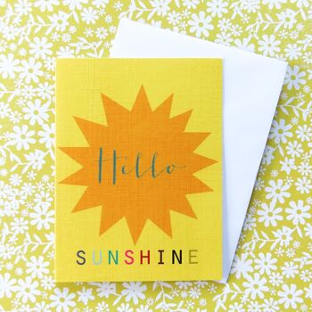 TW438 Mini carte Hello Sunshine 5