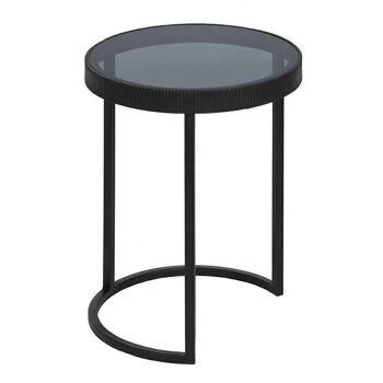 TABLE D'APPOINT S/2 OR-NOIR ST608830 4