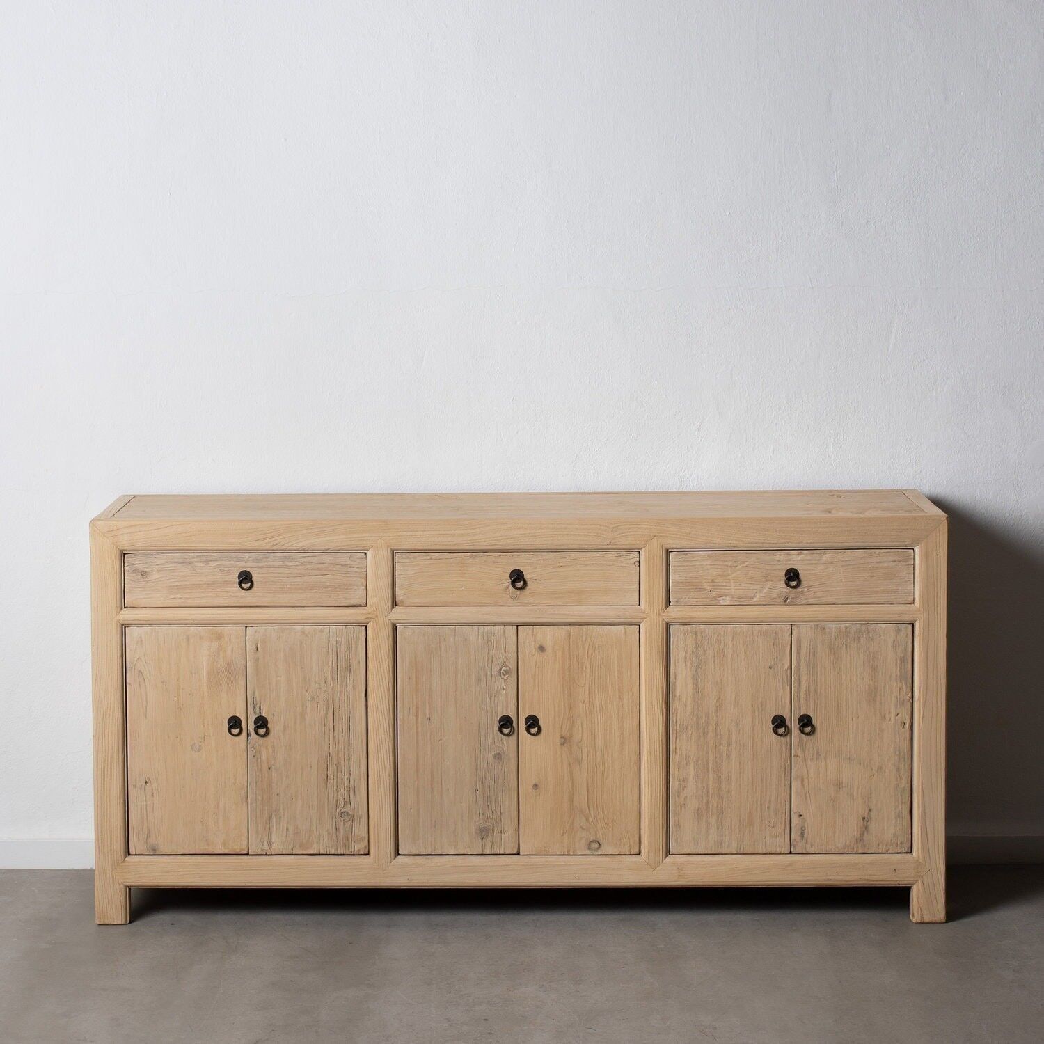 CREDENZA SOGGIORNO IN LEGNO DI OLMO NATURALE ST602096
