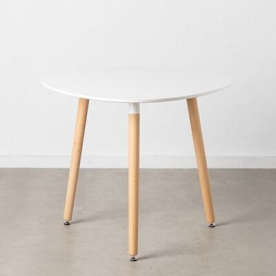 DINING TABLE WHITE DM-WOOD ST606804