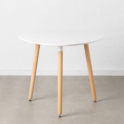 TABLE DE REPAS BLANCHE DM-BOIS ST606804