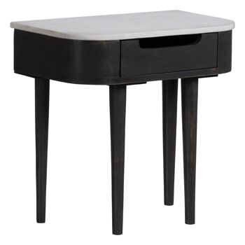 TABLE MARBRE/BOIS GRIS-BLANC ST606909 3