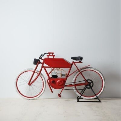 BICYCLE DECO RED IRON ST151080