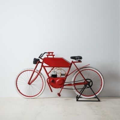 BICICLETTA DECO FERRO ROSSO ST151080