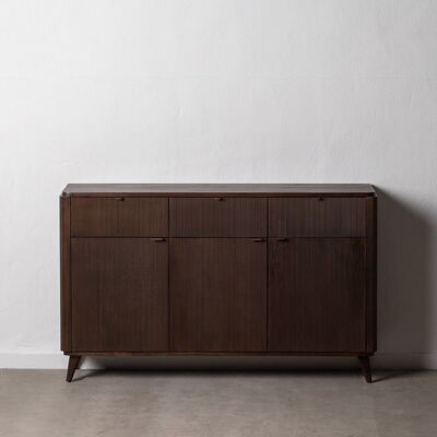 CREDENZA IN LEGNO MARRONE SCURO MINDI ST602178