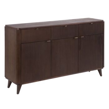 BUFFET EN BOIS MARRON FONCÉ MINDI ST602178 3