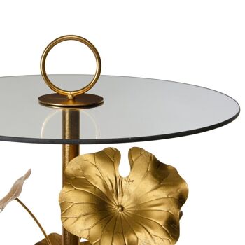 TABLE OR MÉTAL-VERRE SALON ST602226 3