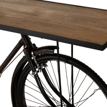 CONSOLE DE VÉLO EN FER / BOIS ST602258 5