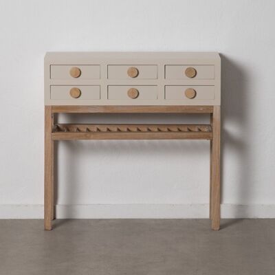TAUPE CONSOLE WOOD PAULONIA/DM ST605049