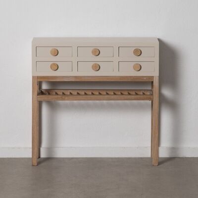 TAUPE CONSOLE BOIS PAULONIA/DM ST605049