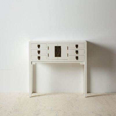 WHITE CONSOLE DM-EASTERN WOOD ST151199