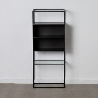 LIVING ROOM BLACK GLASS/METAL SHELF ST605088