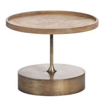 TABLE D'APPOINT S/2 NATUREL-OR ST607184 4