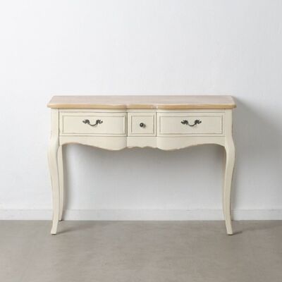 NATURAL-CREAM FIR WOOD CONSOLE ST607205