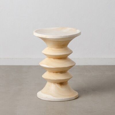 TABLE D'APPOINT BLANC ROSE ST607209