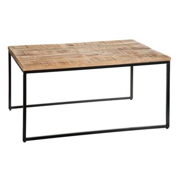 TABLE BASSE S/2 NATUREL-NOIR ST152692 3