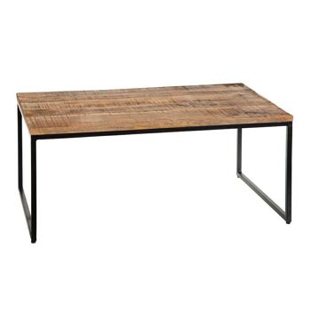 TABLE BASSE S/2 NATUREL-NOIR ST152692 4