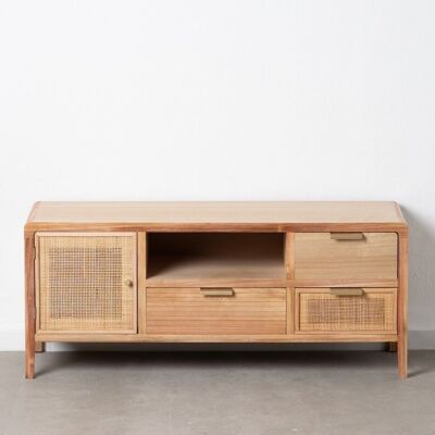 MUEBLE TV NATURAL MADERA-RATÁN SALÓN ST602574